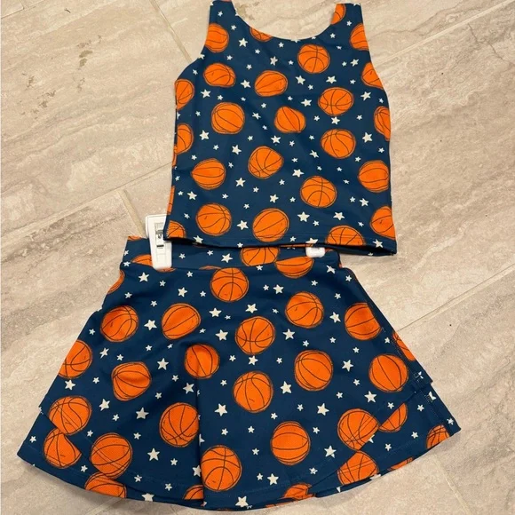 sweet honey basketball skort and tank size 6 - Picture 1 of 3